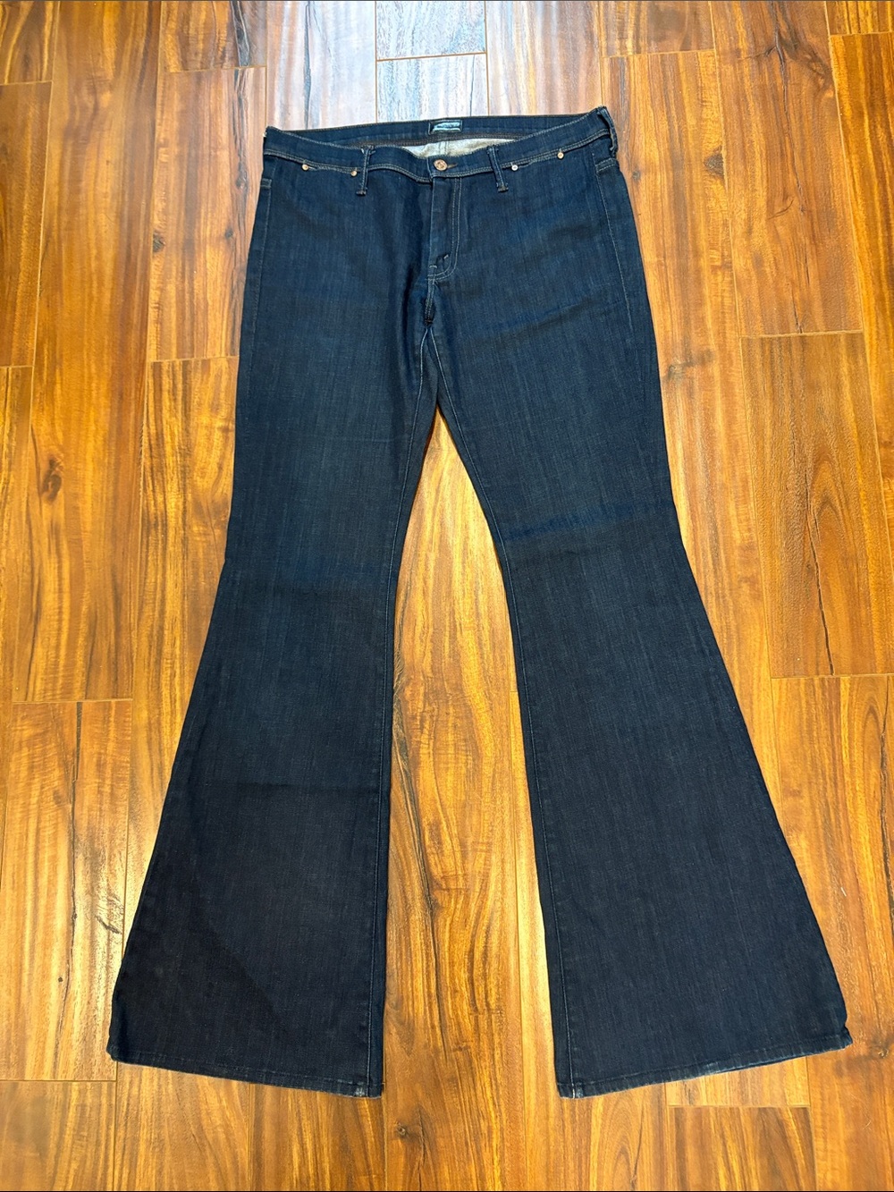 MOTHER Dark Indigo Flare Jeans